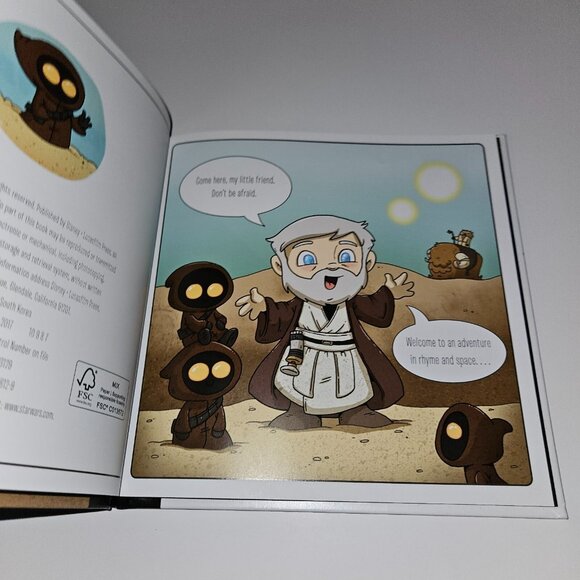 2 Star Wars Hardcover Book Lot Disney OBI-123 ABC-3PO Letters Alphabet Numbers - Picture 11 of 13